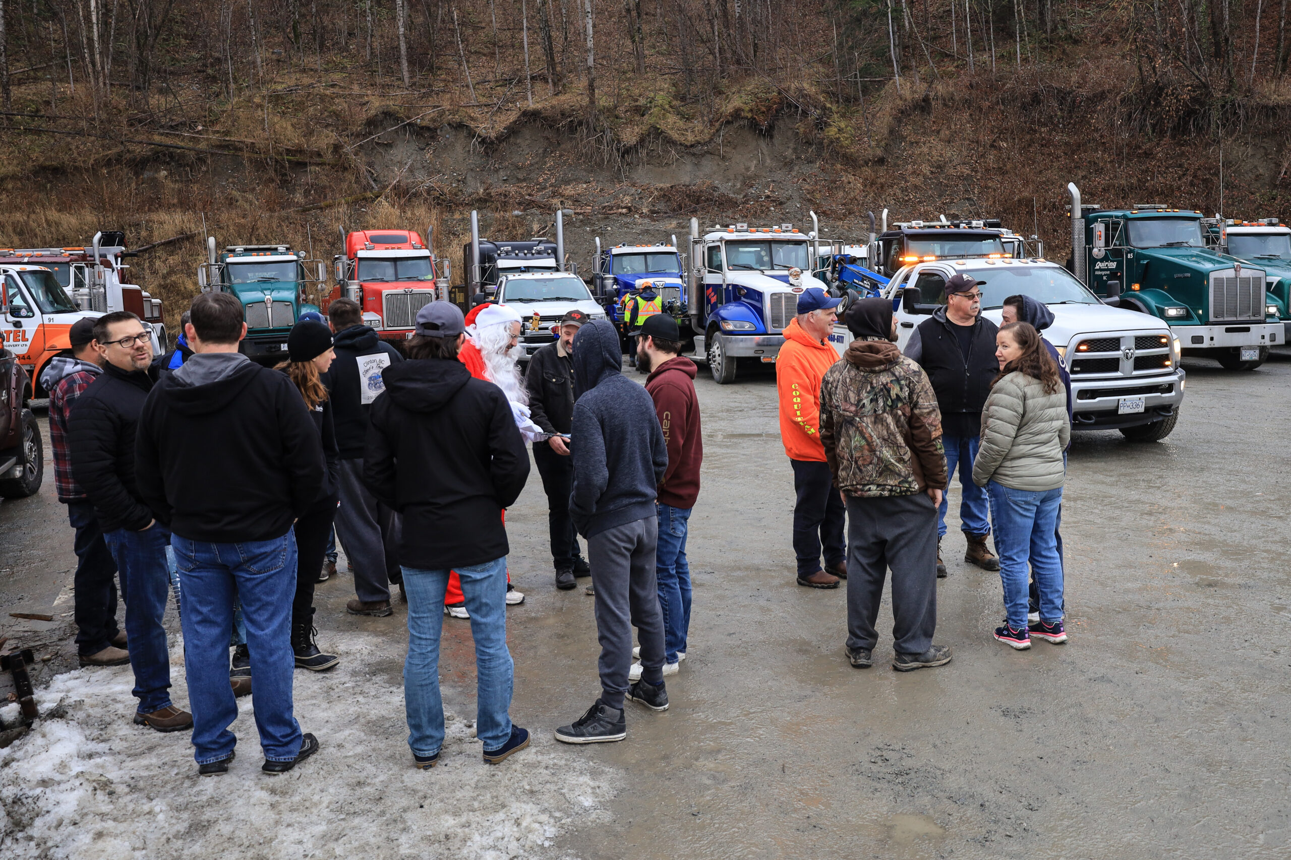 B.C. towing and recovery community got together to support the annual Tow Truck Toy Run.