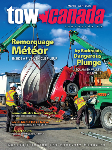 The cover image of Tow Canada magazine March-April 2026 issue